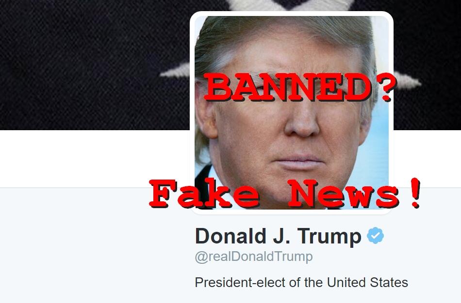 Fake News: Twitter DIDN'T Delete Donald Trump's Twitter Account | Lead ...