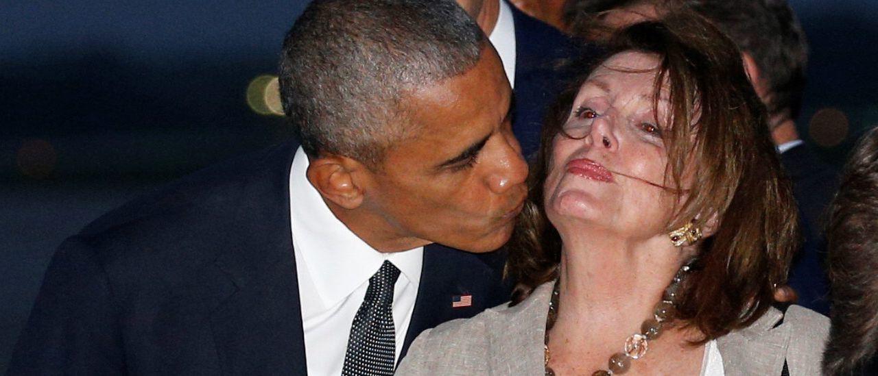 Fact Check Photo Of President Obama Kissing Nancy Pelosi Is Not A