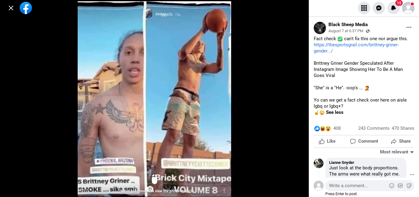 Brittney Griner  I think this is so live Im thinking a biomechanical  leg on me would be live as shit as well I just need some ink and this  will do 