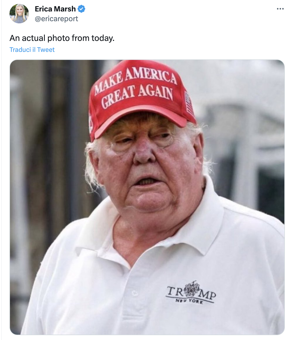Fact Check: Photo Of Aged, Heavier Donald Trump On Golf Course Is NOT ...