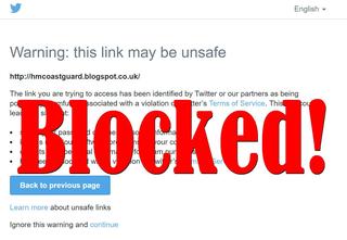 Twitter Appears To Be Blocking All Blogspot.co.uk Links