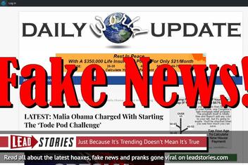 Fake News: Malia Obama NOT Charged With Starting The Tide Pod Challenge