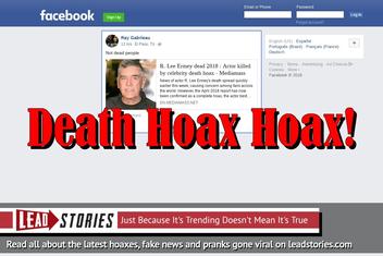 Fake News: R. Lee Ermey NOT Victim Of Death Hoax, Actually Dead