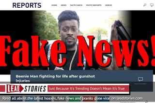 Fake News: Beenie Man NOT Fighting For Life After Gunshot Injuries
