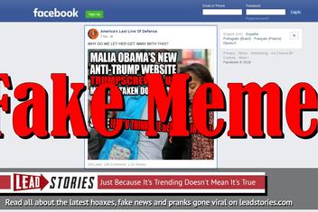 Fake News: Malia Obama Did NOT Launch Anti-Trump Website Trumpscrewed.us