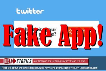 Fake App: "Who visits your Twitter profile?" Is NOT Real
