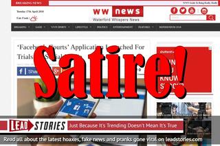 Fake News: 'Facebook Courts' Application NOT Launched For Trials By Social Media