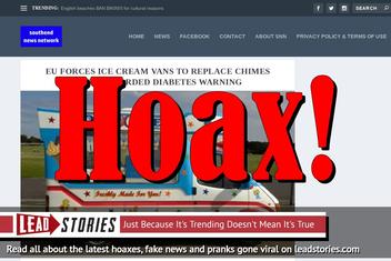 Fake News: EU Did NOT Force Ice Cream Vans To Replace Chimes With Recorded Diabetes Warning