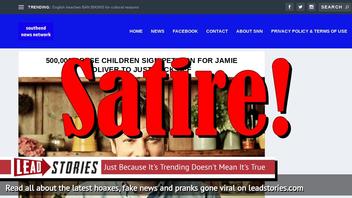 Fake News: 500,000 Obese Children Did NOT Sign Petition For Jamie Oliver To Just F*ck Off