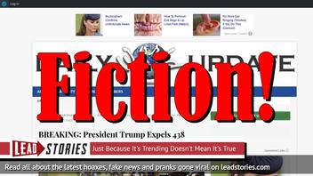 Fake News: President Trump Did NOT Expel 438 Wakandan Refugees