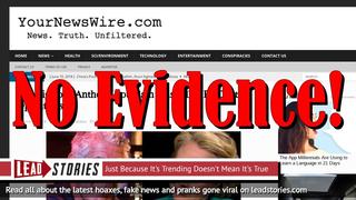 Fake News: NO Evidence Anthony Bourdain Was Killed By Clinton Operatives