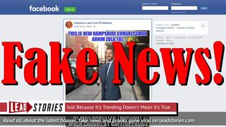 Fake News: New Hampshire Congressman Arnim Zola Did NOT Deface Presidential Limousine With Swastikas