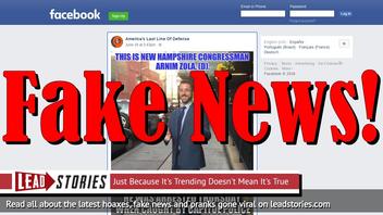 Fake News: New Hampshire Congressman Arnim Zola Did NOT Deface Presidential Limousine With Swastikas
