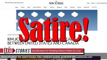 Fake News: Kim Jong Un Did NOT Offer to Host Peace Talks Between United States and Canada