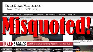 Fake News: Pope Francis Did NOT Say US Must Open Borders To 'As Many Migrants As Possible'