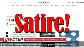 Fake News: Trump Family DID NOT Flee to Moscow