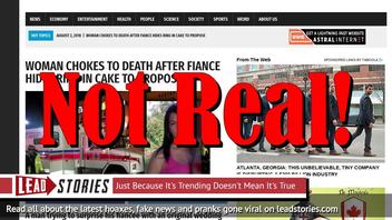 Fake News: Woman Did NOT Choke To Death After Fiance Hides Ring In Cake To Propose