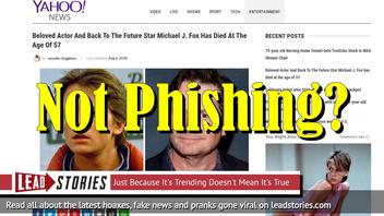 Exclusive: Fake News Website Owner Responsible For Michael J. Fox Death Hoax Denies Phishing Allegations