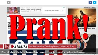 Fake News: Olean Man NOT Charged With Singing Naked In Roundabout