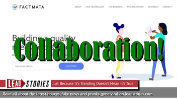Lead Stories and Factmata Announce Collaboration In Fight Against Fake News
