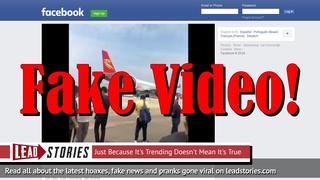 Fake News: Video Showing Airliner Flipping Over Before Landing In Typhoon Is NOT Real!