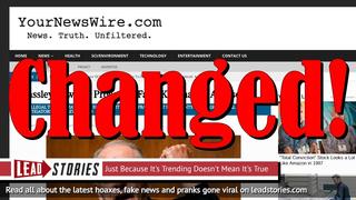 Fake News: Grassley Did NOT Vow To Imprison False Kavanaugh Accusers -- YourNewsWire Quietly Changes Headline