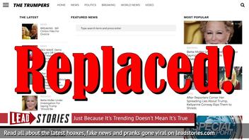 Fake ABC News Website Taken Down After DMCA Complaint -- Already Replaced One Day Later By New Fake News Site