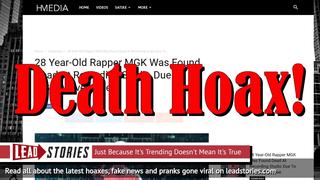 Fake News: 28 Year-Old Rapper MGK Was NOT Found Dead At Recording Studio Due To LIGMA Overdose
