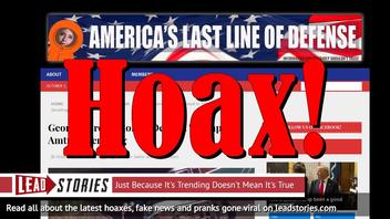 Fake News: George Soros NOT Among 7 Dead In Thompson Amtrak Derailing