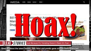 Fake News: Bill Nye The Science Guy NOT Arrested For Manufacturing And Distribution Of Drugs From His Lab
