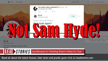 Fake News: Sam Hyde Is NOT The Pittsburgh Synagogue Shooter