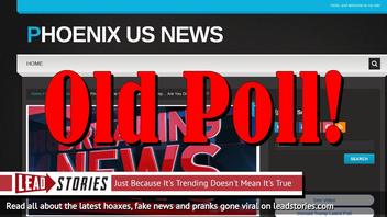 Fake News: New Poll Did NOT Find That The Majority Side With Trump -- Story Pushed By Foreign Websites