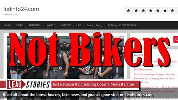 Fake News: German Biker Gangs NOT Beating the Hell Out of Muslim Refugees