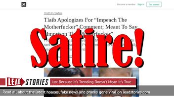 Fake News: Tlaib Did NOT Apologize For "Impeach The Motherfucker" Comment, Did NOT Mean To Say "Imprison The Motherfucker"