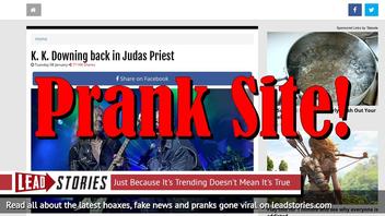Fake News: K. K. Downing NOT Back in Judas Priest