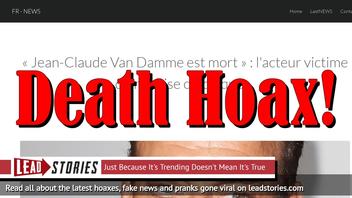 Fake News: Jean-Claude Van Damme NOT Dead, NOT Victim of Heart Attack