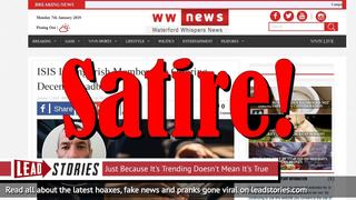 Fake News: ISIS Luring Irish Members By Offering Decent Broadband