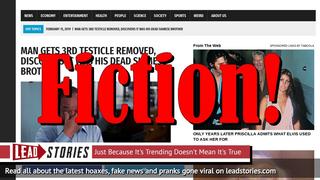 Fake News: Man Did NOT Get 3rd Testicle Removed, Did NOT Discover It Was His Dead Siamese Brother
