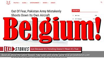 Fake News: Pakistan Army Did NOT Mistakenly Shoot Down Its Own Aircraft