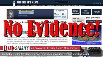 Fake News: George Soros NOT Arrested; Obama NOT Charged with Treason