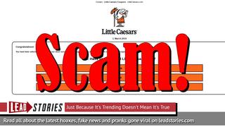 Fake News: Little Caesars NOT Giving Away 3 Large Pizzas to Everyone For 60th Anniversary