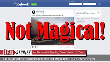 Fake News: Hitting Like And Share For Dust Storm Image Does NOT Cause Magic! 