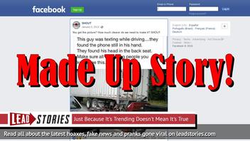 Fake News: Driver Of Corvette Pictured Crushed Under A Tractor-trailer Did NOT Die While Texting