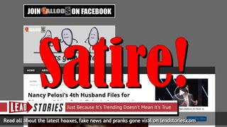 Fake News: Nancy Pelosi's Husband Did NOT File for Divorce, Did NOT Say 'I just Can't Take It Anymore'