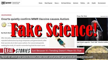Fake News: Courts Did NOT Quietly Confirm MMR Vaccine Causes Autism
