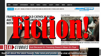 Fake News: 91-Year-Old Catholic Nun Did NOT Auction Her Virginity To Rebuild Notre Dame Cathedral in France