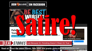 Fake News: Pelosi Did NOT Issue Order to Place Barr Under 'Congressional Detention'