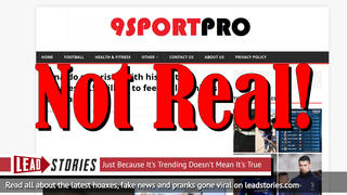 Fake News: Cristiano Ronaldo Did NOT Donate €1.5 Million to Palestinians This Week