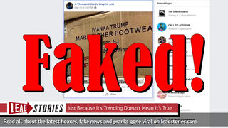 Fake News: Ivanka Trump's Made-In-China Marc Fisher Footwear Line Is NOT Exempt From Tariffs