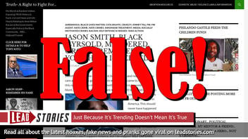 Fake News: Jason Smith, A 14-year-old Black Teen, Was NOT Found Murdered With Organs Removed
